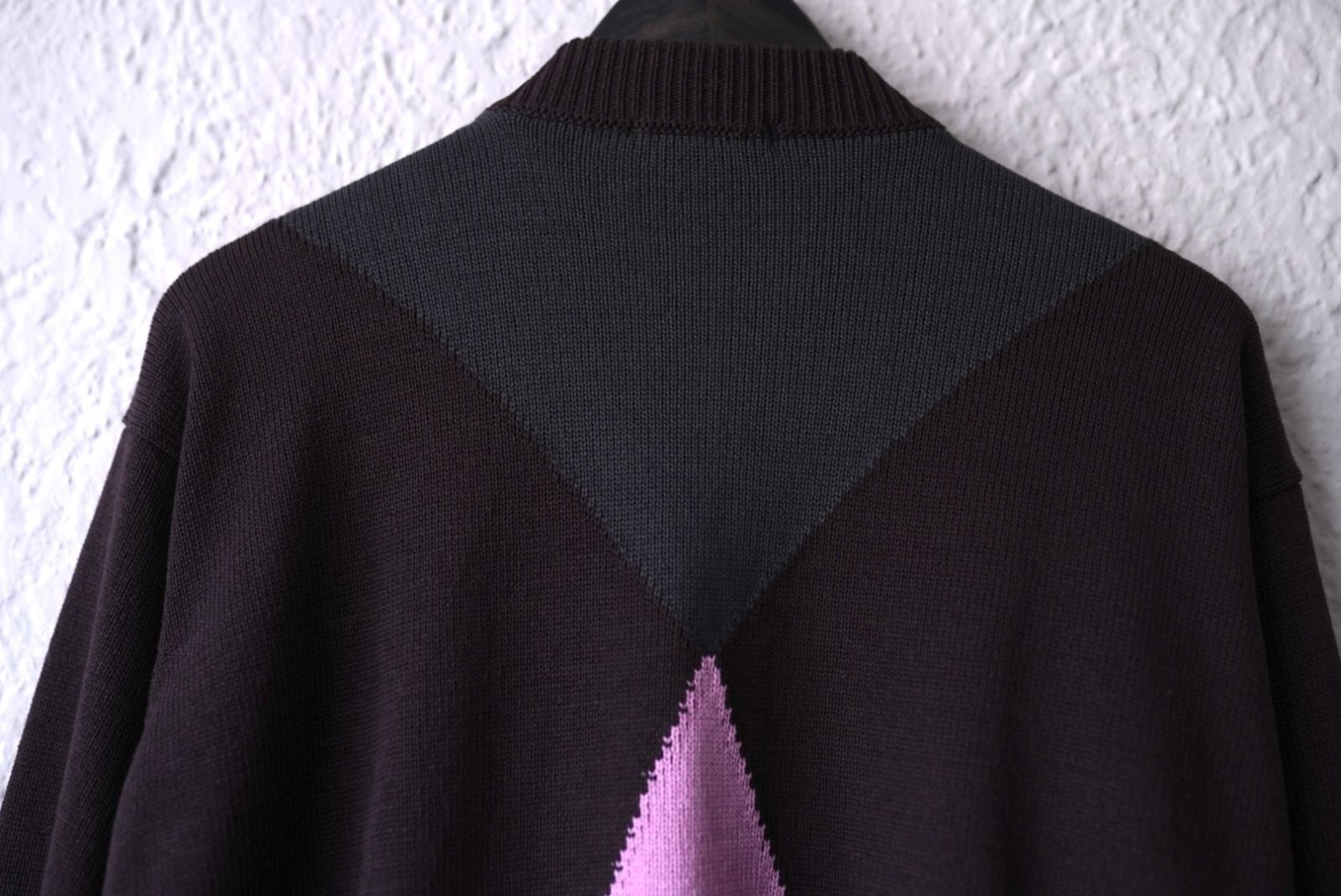 22AW KNITTED TIGHT BLOUSON ジップアップニットブルゾンジャケット