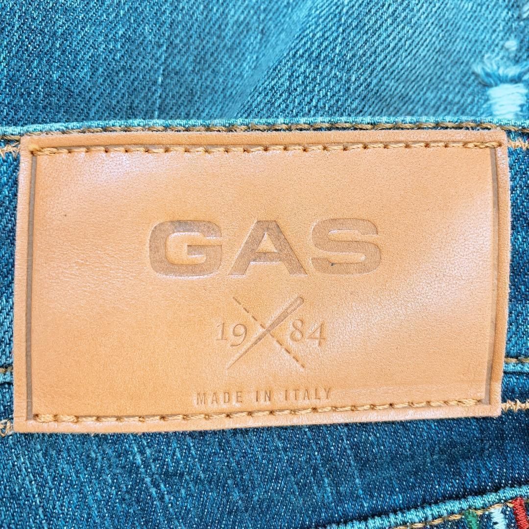 オックスフォードブルー GAS デニムパンツ MADE IN ITALY | alamiah.edu.sa