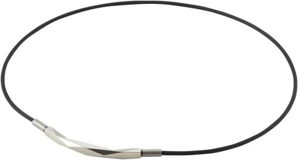 【新品・5営業日で発送】ファイテン Rネック_ダイヤモンドカット_シルバー_50 (TG899053)