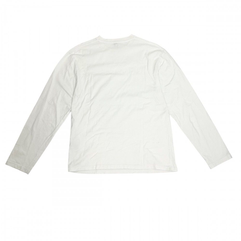 【良品】LOEWE ロエベ アナグラム 長袖Ｔシャツ ホワイト ロエベ 長袖Tシャツ メンズ アナグラム クルーネック トップス