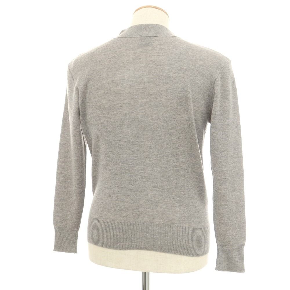 ルトロワ Letroyes トレーナー サイズM グレー メンズ 裏起毛 トップス ルトロワ Letroyes 長袖 カーディガン M グレー 灰 Vネック リブ 綿