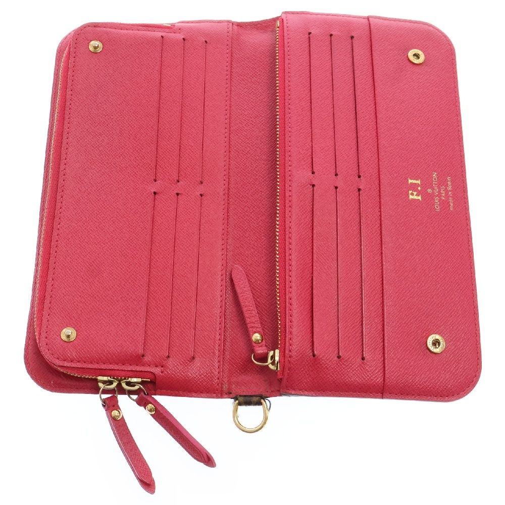 LOUIS VUITTON 二つ折り財布 ブラウン/ピンク LOUIS VUITTON (ルイ