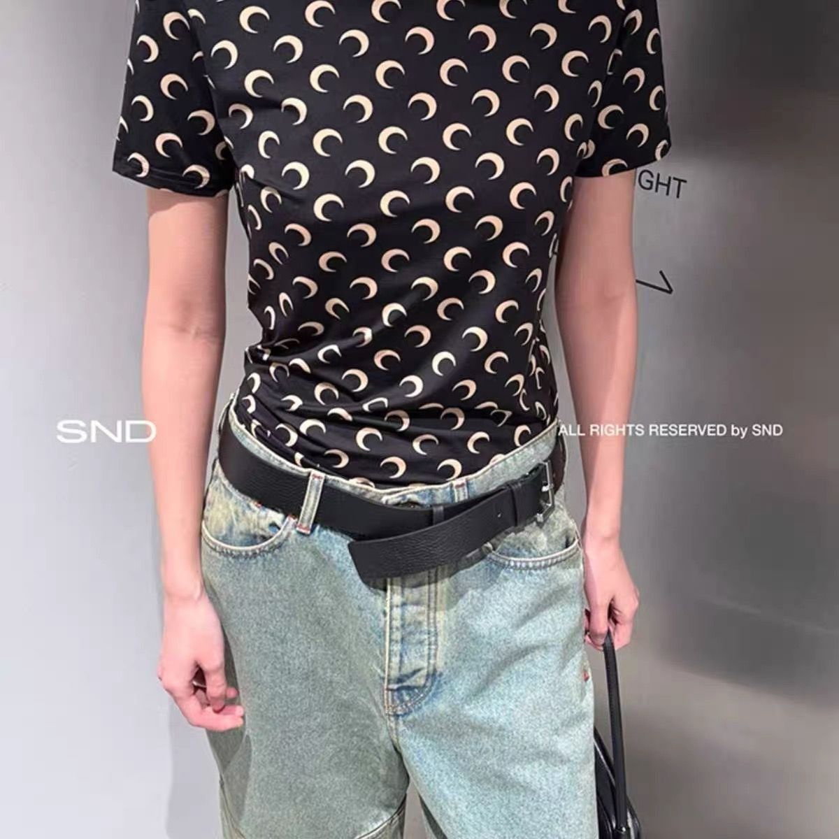 新品未使用】Marine Serre マリーンセル 月柄 Tシャツ