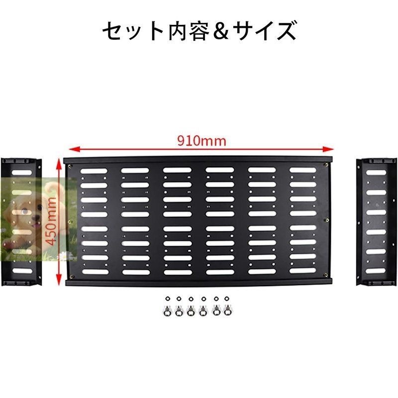 新型スズキジムニー JB64|JB74 天井収納ラック 拡張棚 トランク収納ブラケット 中拡張ラック 荷物棚 吊り下げ収納 取付簡単 パーツ