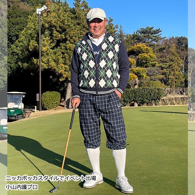 新品【COMONGOLF/コモンゴルフ】ストレッチニッカボッカーズ