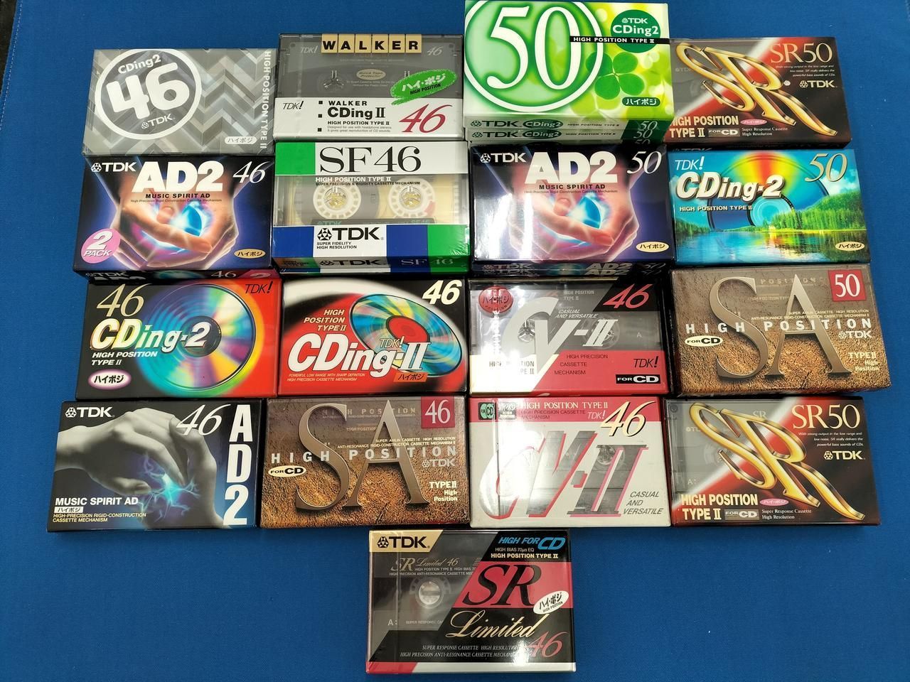 TDK 未開封カセットテープ 47本 ハイポジ TYPE-II TDK Sealed