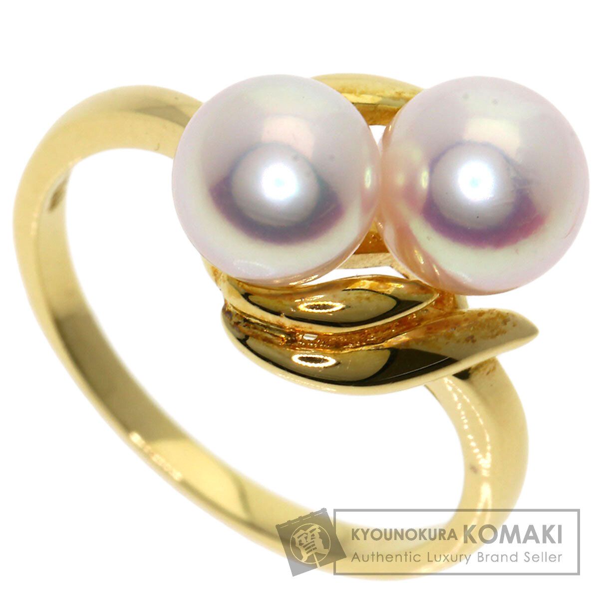 TASAKI タサキ パール 真珠 リング 指輪 K18YG レディース