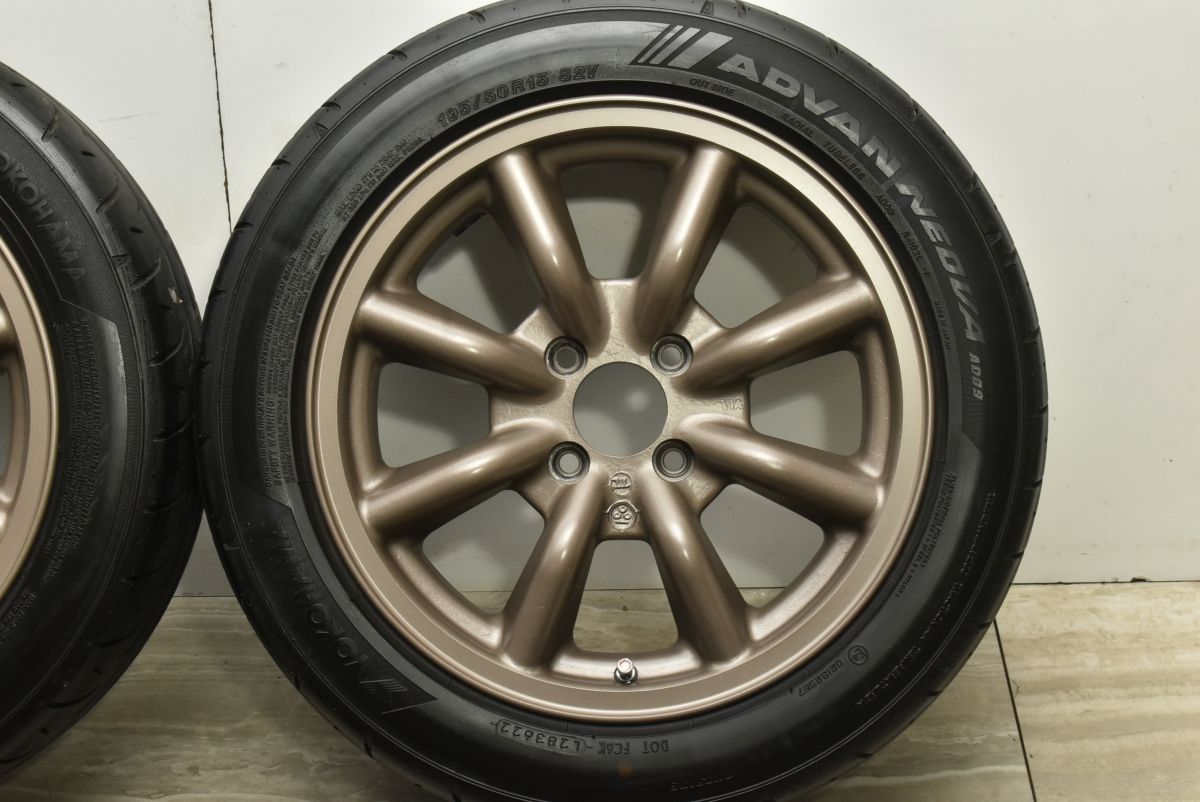 yopei ワタナベエイトスポーク カスタム用】RSワタナベ エイトスポーク 15in 6.5J +35 PCD100