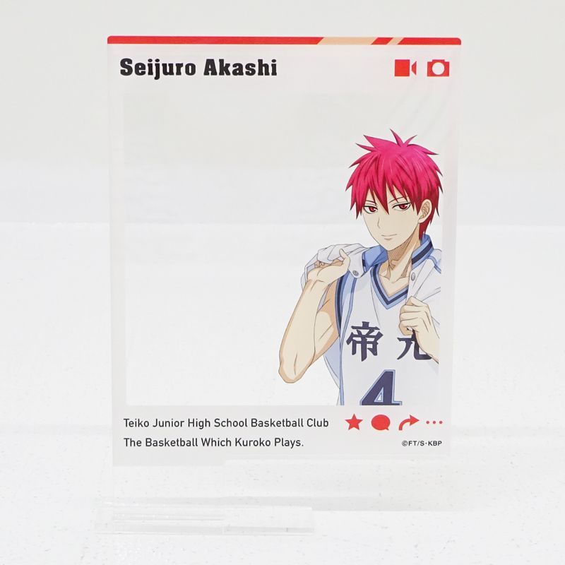赤司征十郎　アクリルフレーム 黒子のバスケ　会場受注生産限定　アクリルスタンド 三重店】黒子のバスケ 赤司征十郎 キャラフレーム（アクリル