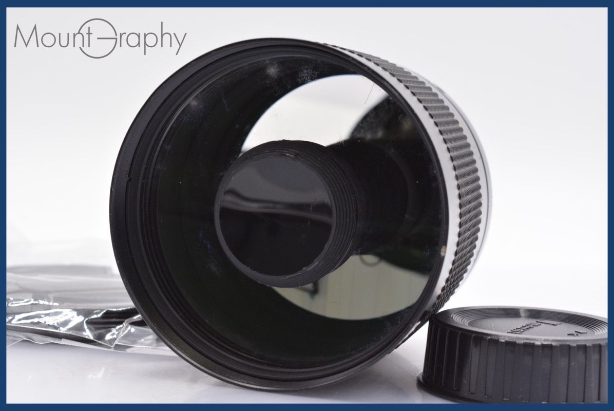 タムロン TAMRON SP 500mm F8 TELE MACRO 5° BBAR MC 前後キャップ付 ニコンF用 MF 完動 同梱可 mj3252