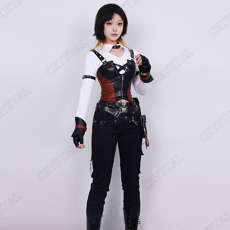 恋と深空 主人公 ヒロイン ハンター コスプレ衣装 Mサイズ 武器付 五次元 恋と深空 主人公 ハンターズボン戦闘セット コスプレ衣装