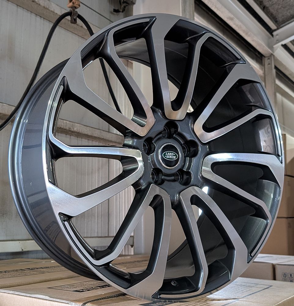 ランドローバー レンジローバー ディフェンダー 24インチ 24×10 45 120-5H 純正ストレートナット使用 ホイールのみ 4本セット