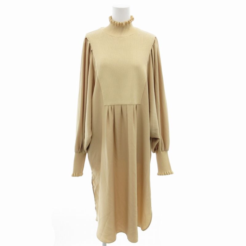 アドーア ADORE 美品 21AW ニットドッキング ショーゼット