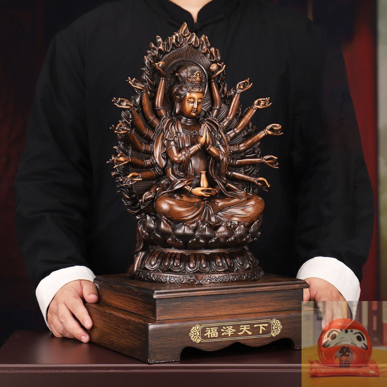 仏像　菩薩　観音　開運　癒し 千手観音 菩薩 像 仏像 女神 仏教 開運 恋愛運 健康運 金運