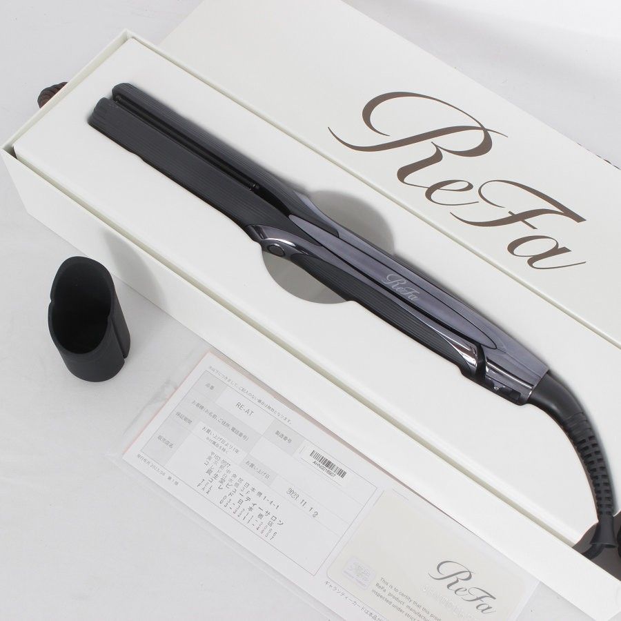 【美品】MTG ReFa STRAIGHT IRON PRO RE-AT-03A ブラック ストレートアイロン プロ リファ 本体