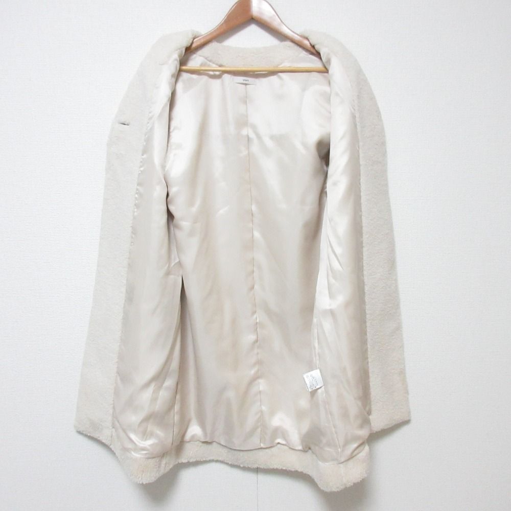 良品 22AW yori ヨリ もこもこロングジレ ノースリーブコート