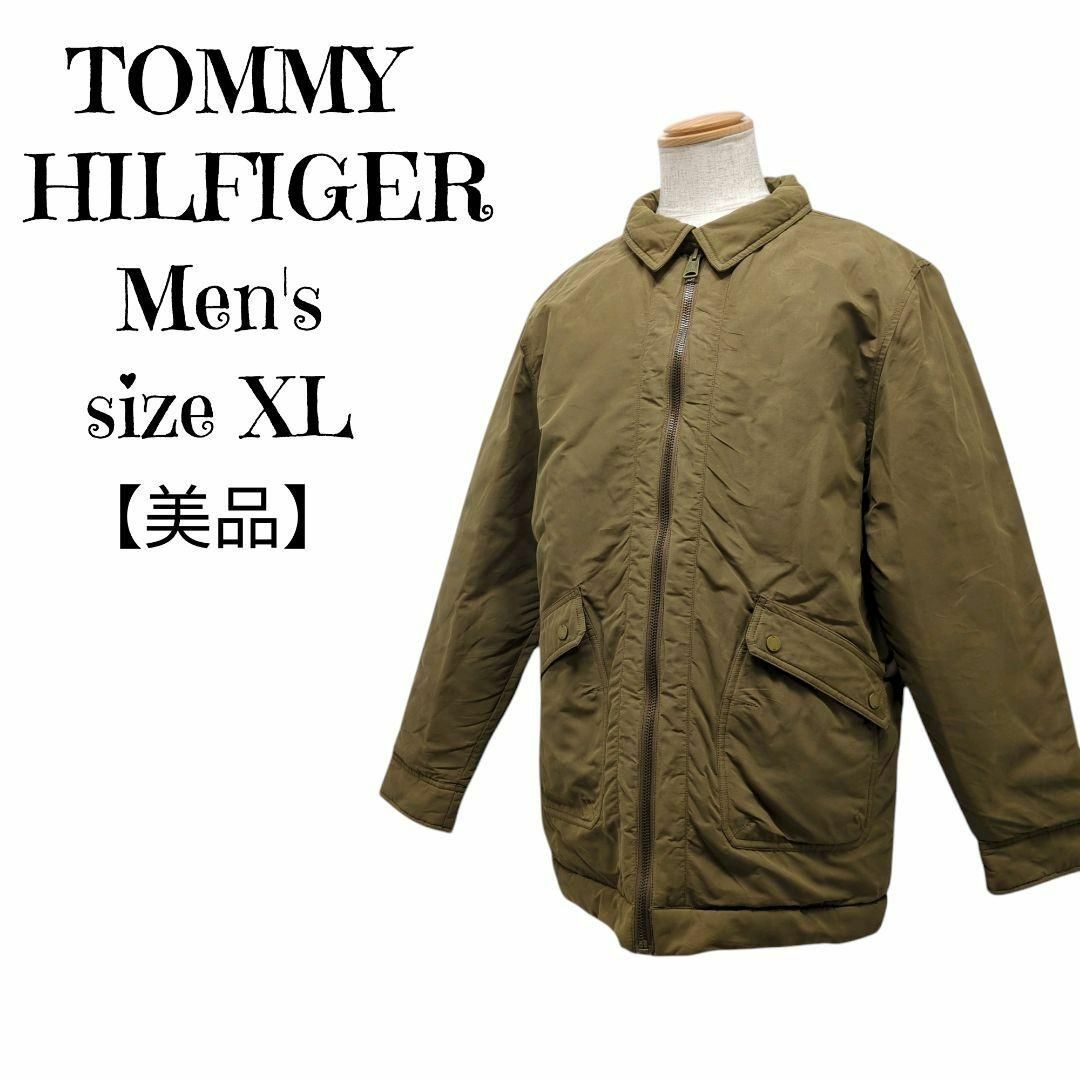 美品】トミーヒルフィガー TOMMY HILFIGER 中綿ジャケット ブルゾン 