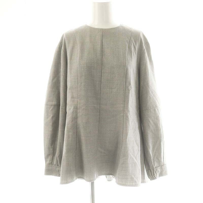 theory luxe セオリーリュクス ウールペプラムプルオーバー