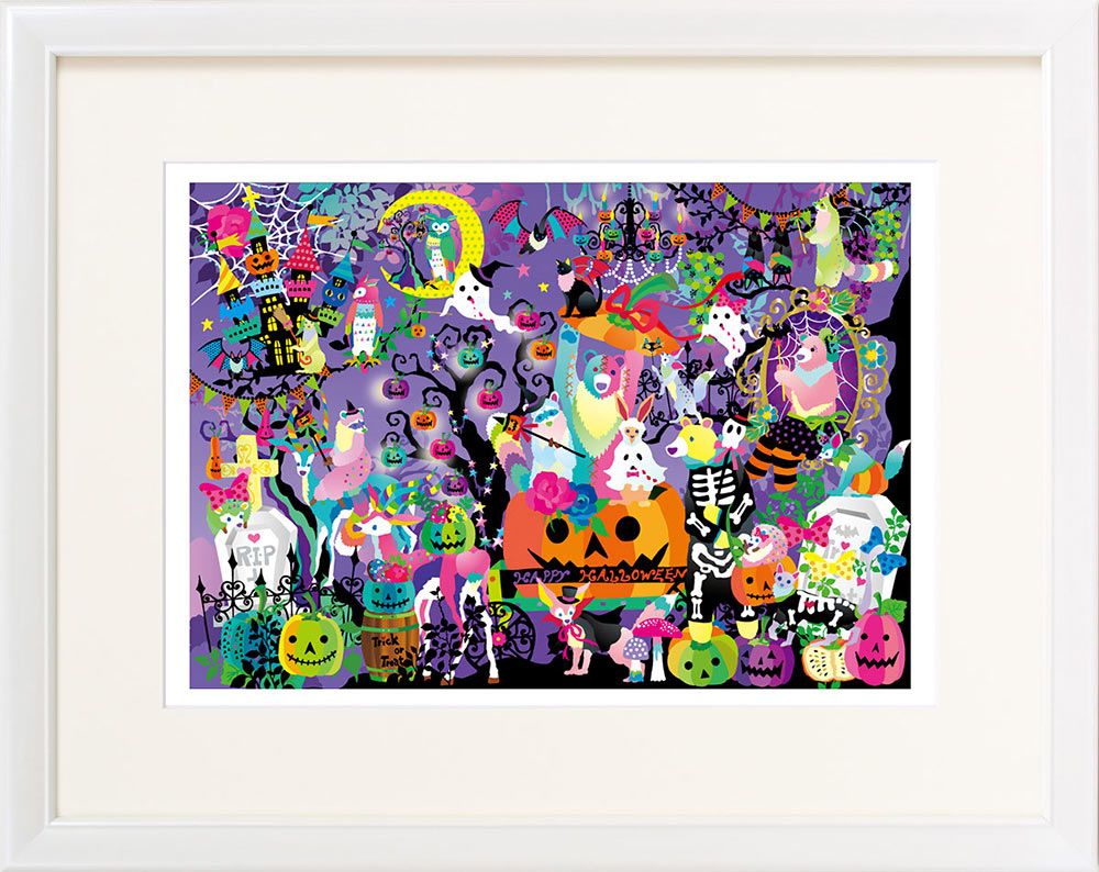 絵画 ホラグチ カヨ さぁ！ハロウィンパーティーの始まりだ