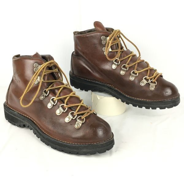 ダナー Danner デッキレザーシューズ カーキ×こげ茶色 22.5 - 靴