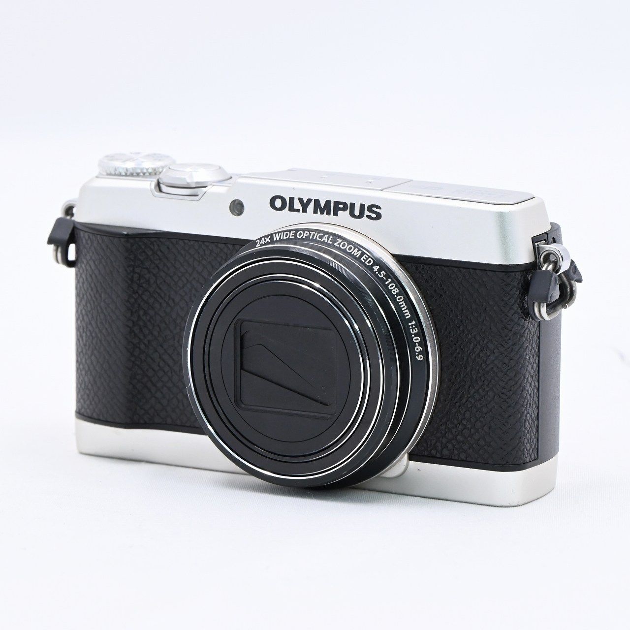 オリンパス OLYMPUS STYLUS SH-3 シルバー コンパクトデジタルカメラ【中古】 - コンパクトデジタルカメラ