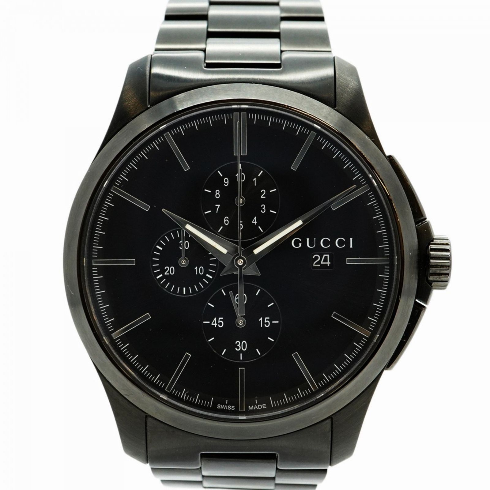 グッチ Gタイムレス 126.2 黒文字盤腕時計 メンズ - メルカリ