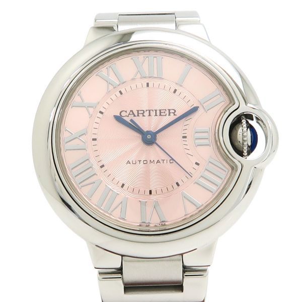 カルティエ バロンブルー 33mm W6920100 レディース 腕時計【Aランク  