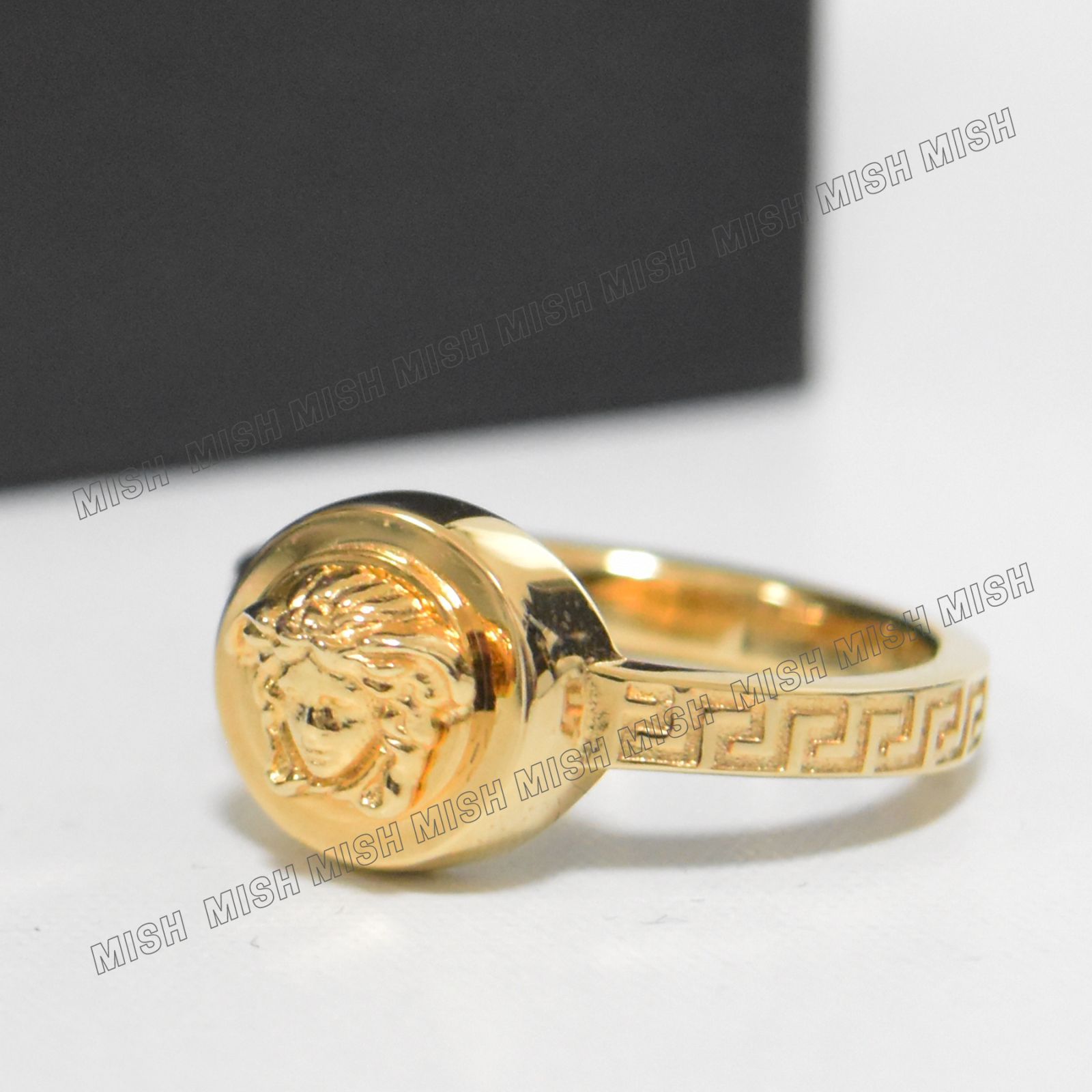 アクセサリー リング VERSACE メデューサ リング ヴェルサーチェ 11号 直販ファッション www 