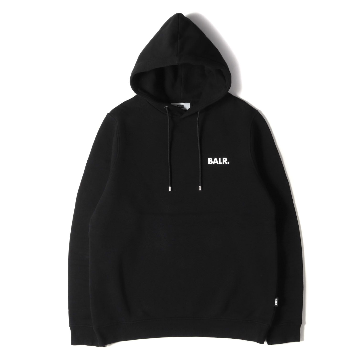 BALR. ボーラー ブランドロゴ スウェットパーカー ブラック 黒 S