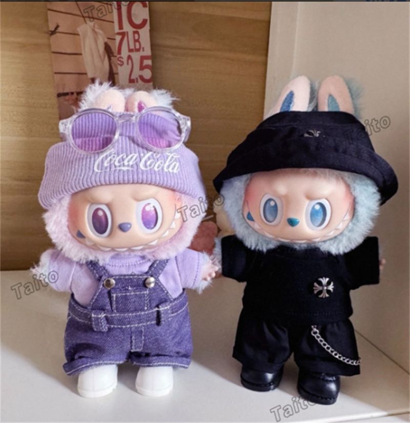 新品 LABUBU服 着ぐるみ着せ替え服 1/2/3代 ラブブぬいぐるみの