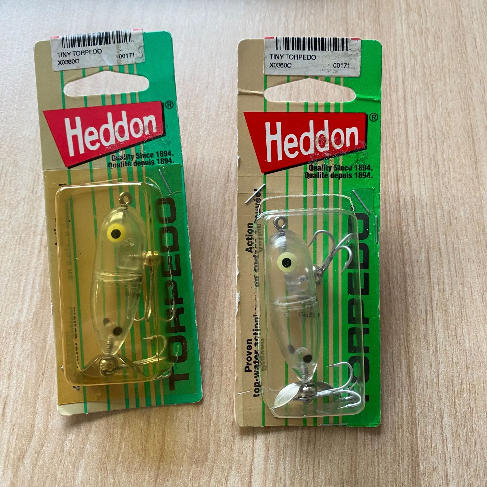 Heddon ヘドン タイニートーピードClear 2個セット - メルカリ