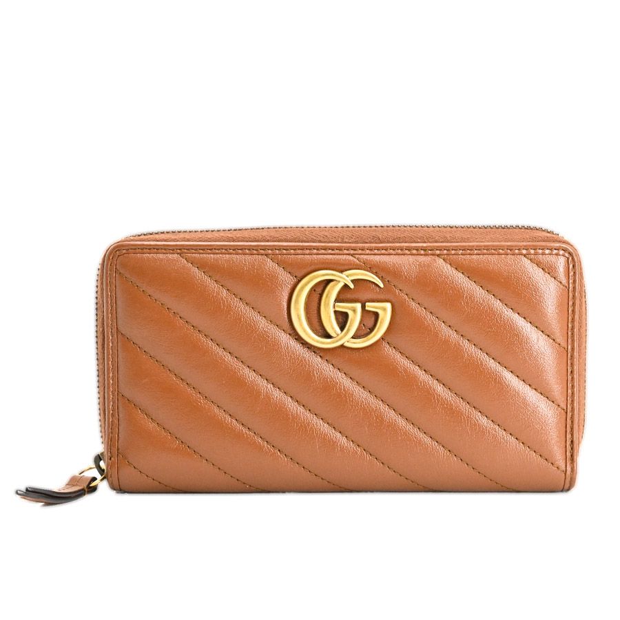GUCCI グッチ　折り財布　シマ　GG ブラウン GUCCI グッチ ベロアシェリーライン GGシマ 折り財布 ブラウン