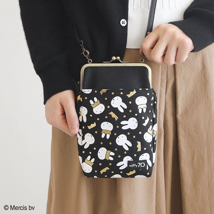 新品、送料無料】AYANOKOJI ミッフィー 70周年記念 がま口お散歩