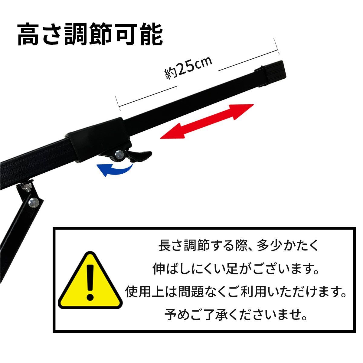 【訳あり品】【在庫処分品】アウトドア　折りたたみアルミテーブル　ブラック