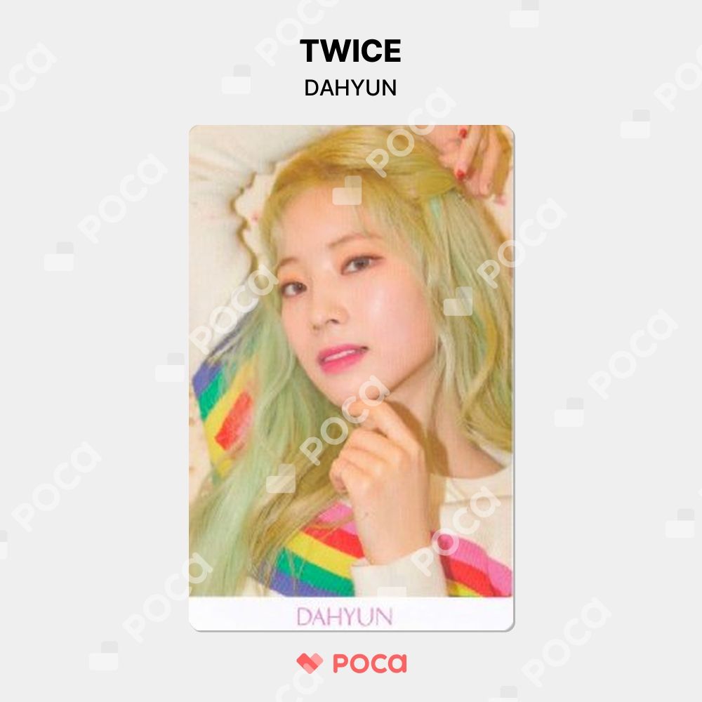 TWICE 트와이스 トレカ ダヒョン TWICE トゥワイス WITH-MUU公式特典トレカ ダヒョンの通販 TT