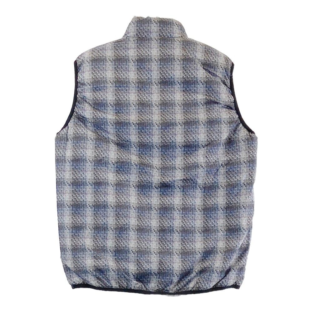 サイズ：M KAPPA GOLF カッパゴルフ リバーシブル ダウンベスト グレー