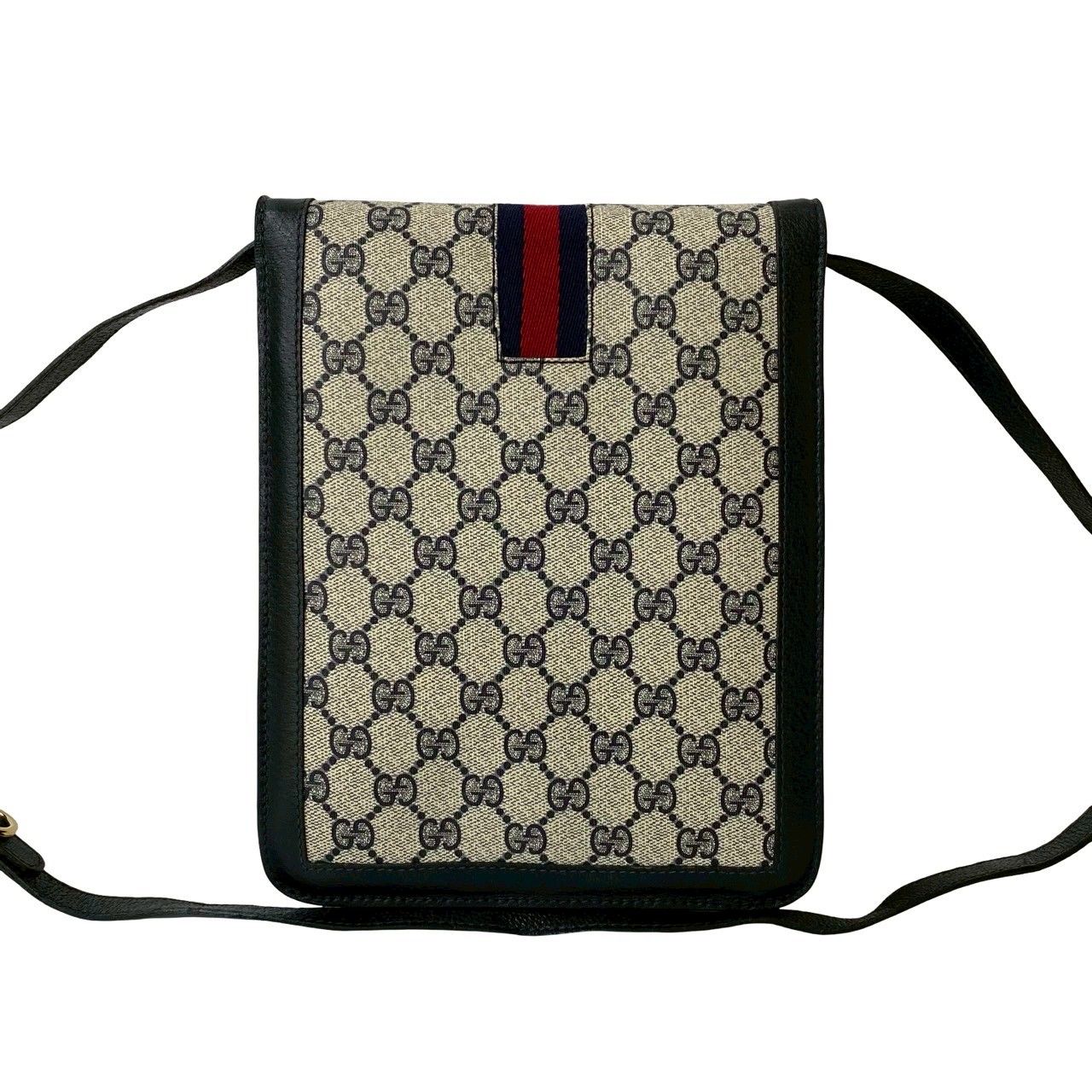 極 美品 GUCCI グッチ オールドグッチ シェリーライン GG ロゴ 金具