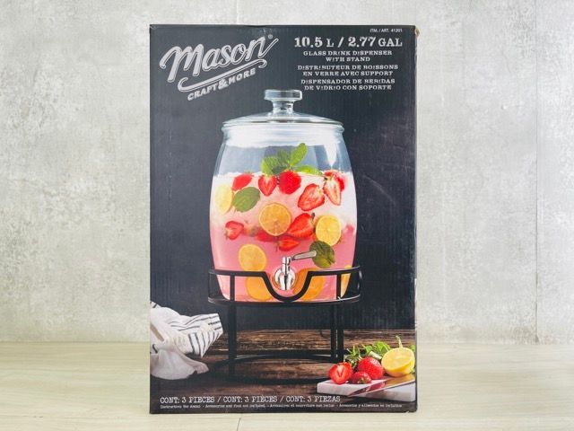 未使用品 Mason ドリンクディスペンサー 10.5L ART.41201 DISPENSER