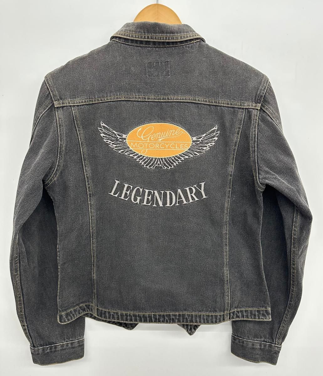 ハーレーダビッドソン デニムジャケット 中古品】HARLEY-DAVIDSON ハーレーダビッドソン デニムジャケット L