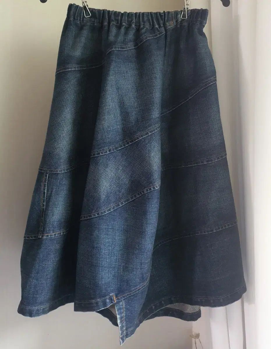 COMME des GARCONS コム デ ギャルソン トリコット デニム スカート HAPPYPLANETSERVICEAPARTMENTS_COM