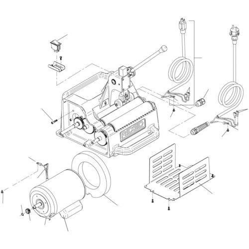 2営業日で発送 Ridge Tool Compan 58597RIDGID スイッチ F 122J7883366