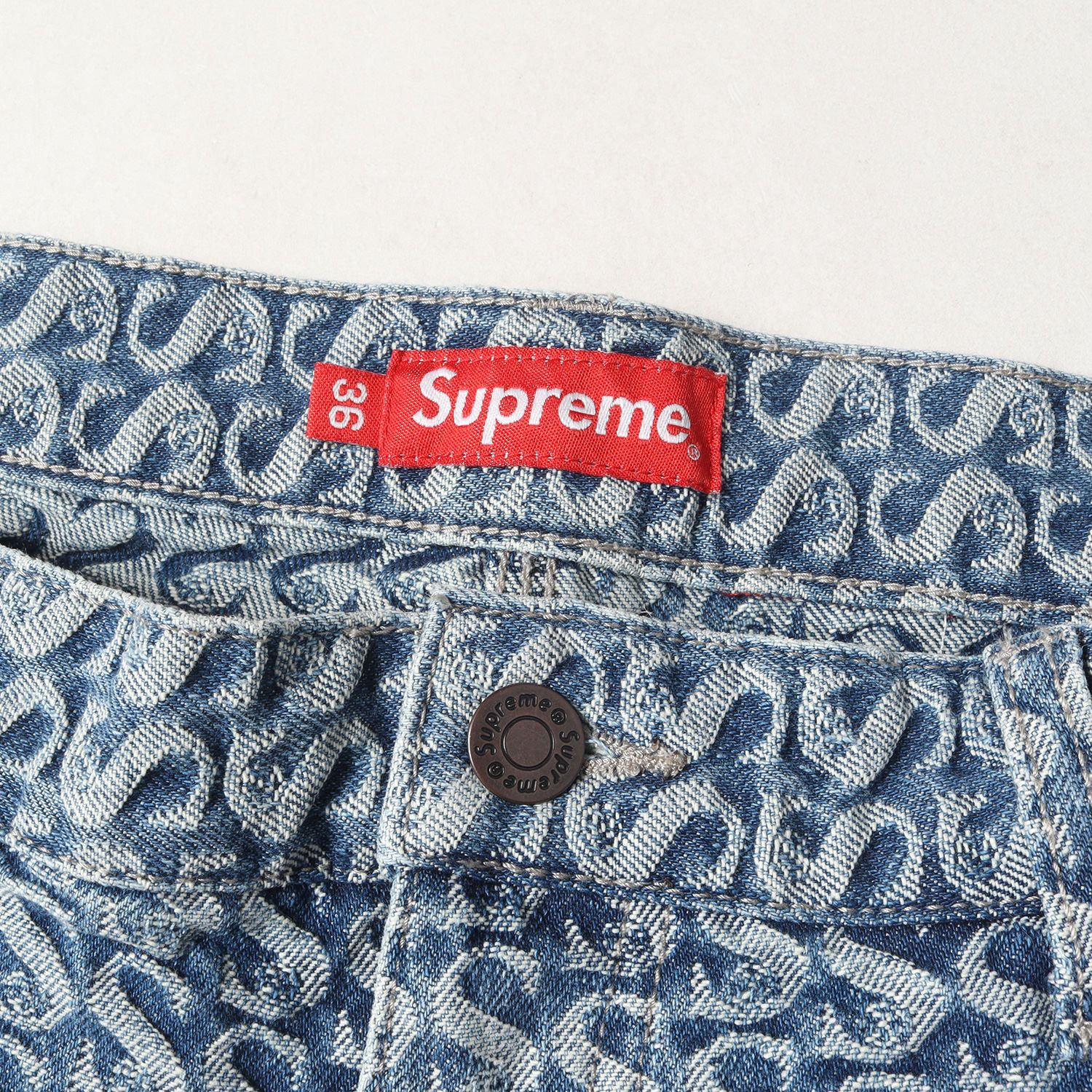 美品 Supreme シュプリーム パンツ サイズ:36 21AW Sロゴモノグラム 