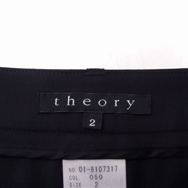 セオリー theory タイトスカート ミニ スリット 無地 ウール 2
