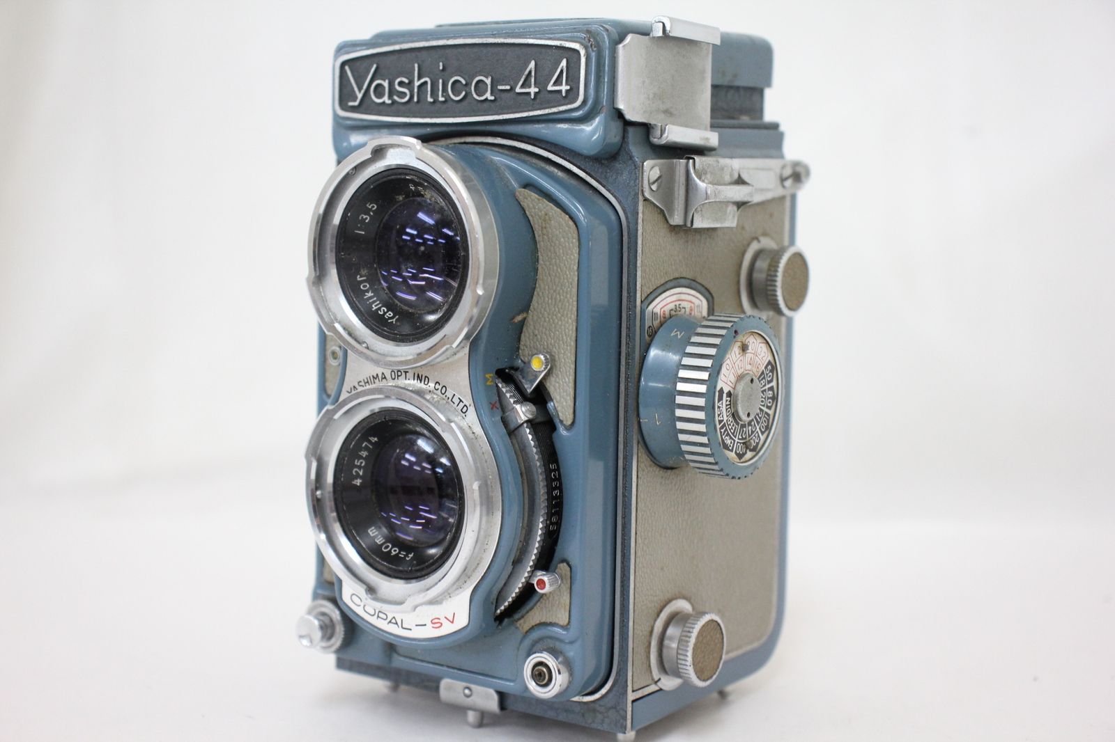 返品保証 ヤシカ Yashica-44 Yashikor 60mm F3.5 二眼カメラ e2767