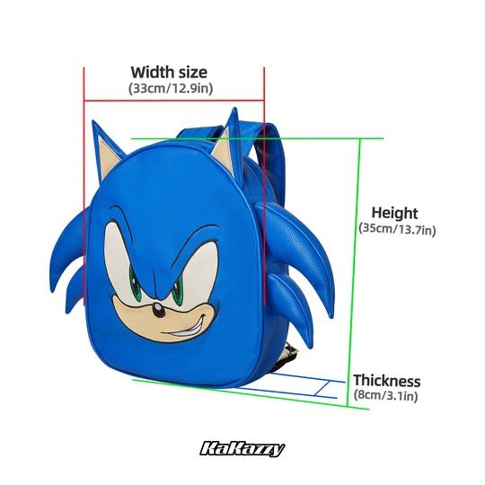 最安値！即発送Kakazzy ソニック KaKazzy】ソニック SONIC リュック 男女着用可 ユニセックス