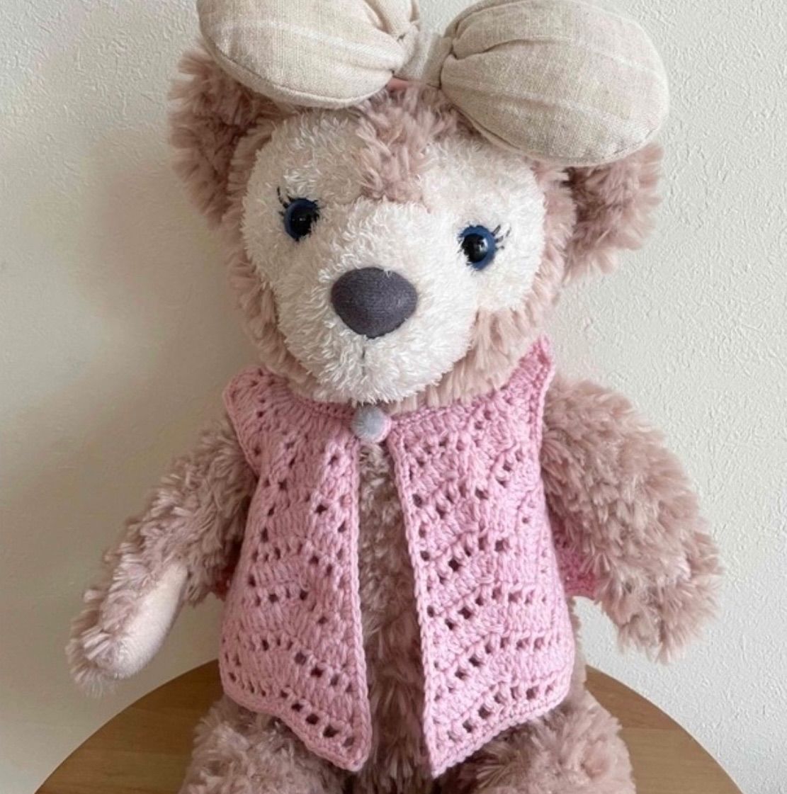 ダッフィー カーディガン ぬいぐるみコスチューム ぬいぐるみ服 ダッフィーコスチューム カーディガン - メルカリ