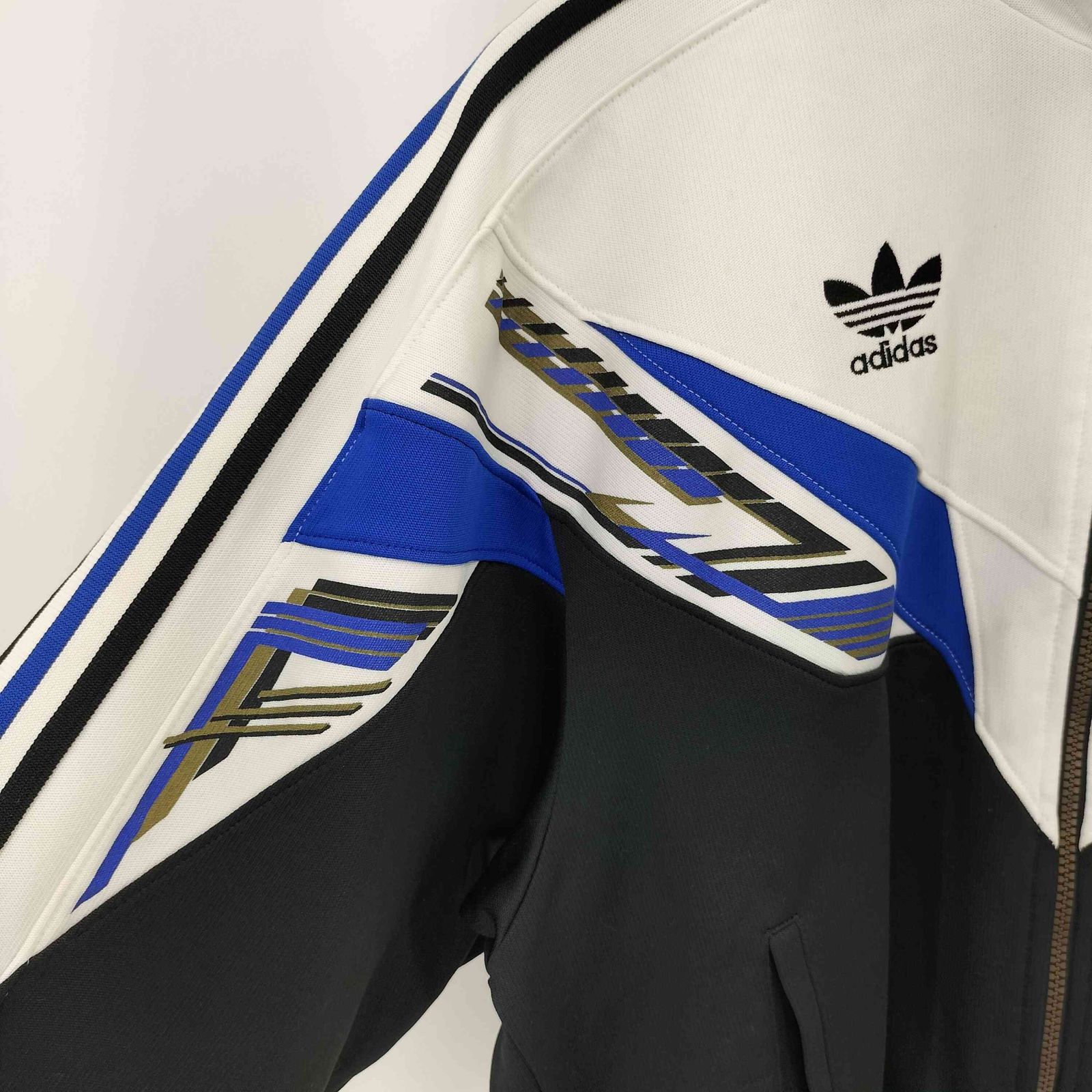 アディダス adidas 80-90s ロゴデザイン ジップアップ トラック 