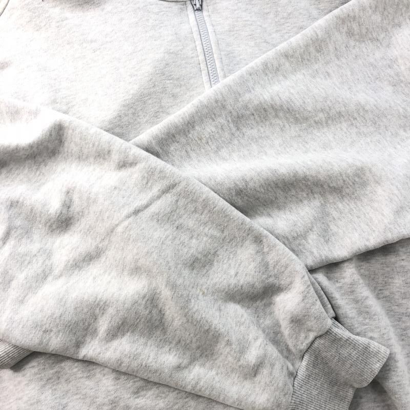 中古】THE NORTH FACE ハーフジップアップスウェット L ホワイト