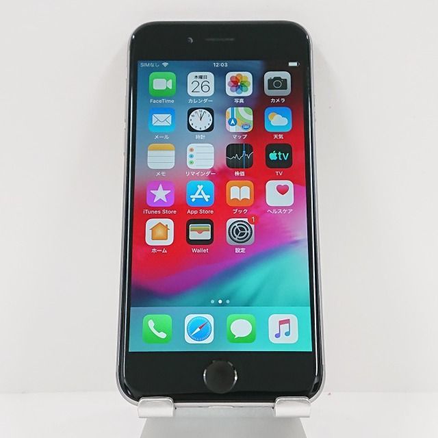 iPhone6 16GB au スペースグレイ 送料無料 本体 c09284