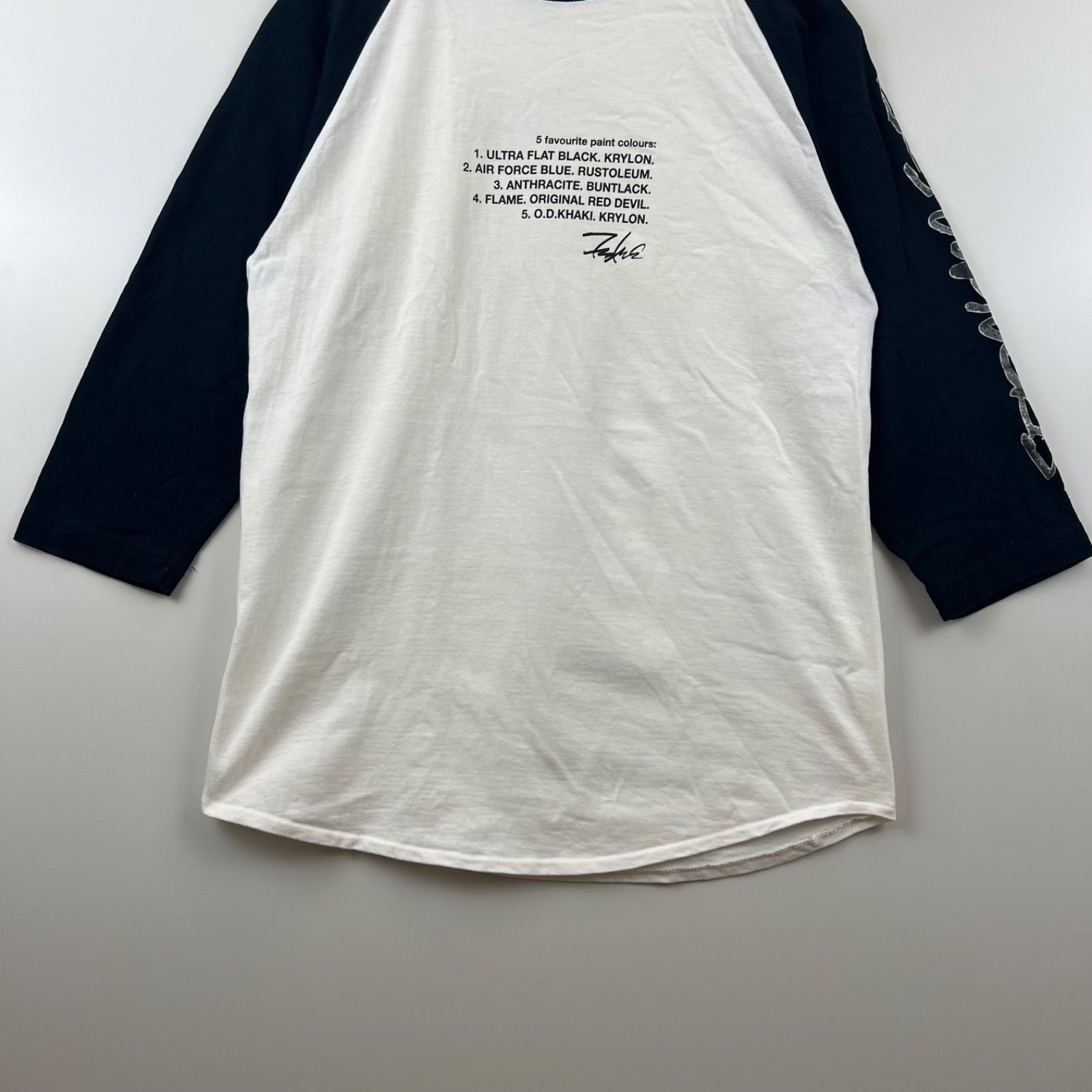 FUTURA laboratories 00s raglan 3/4 Tee shirts M フューチュラ 